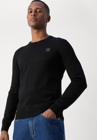 Antony Morato WITH LOGO PATCH - Pulover - black