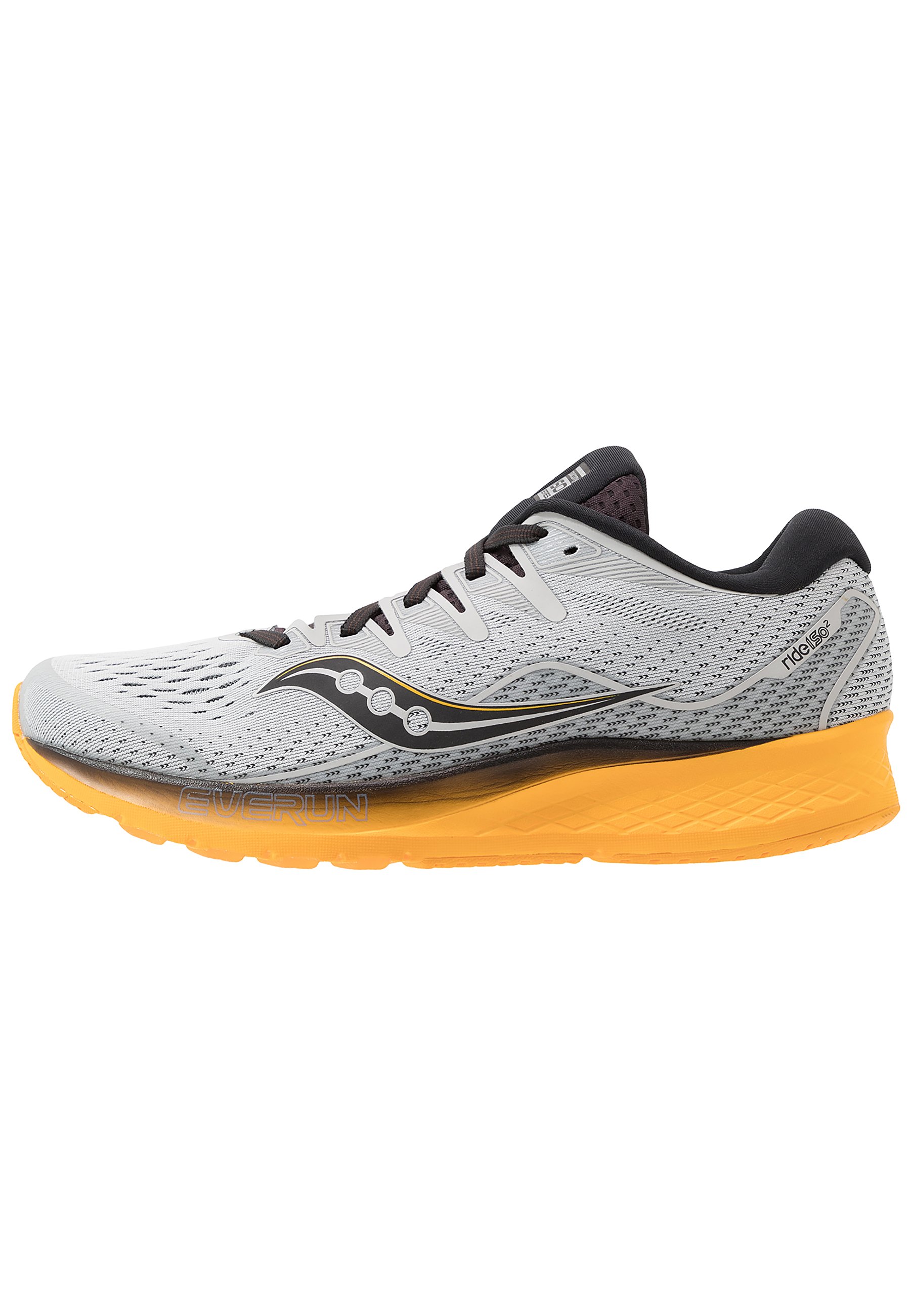 saucony ride iso 2 grey yellow