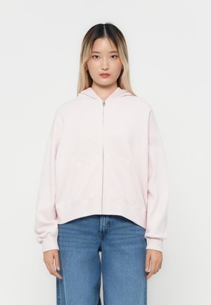 MINBRANDED BATWING - Bluză de molton cu fermoar - pink