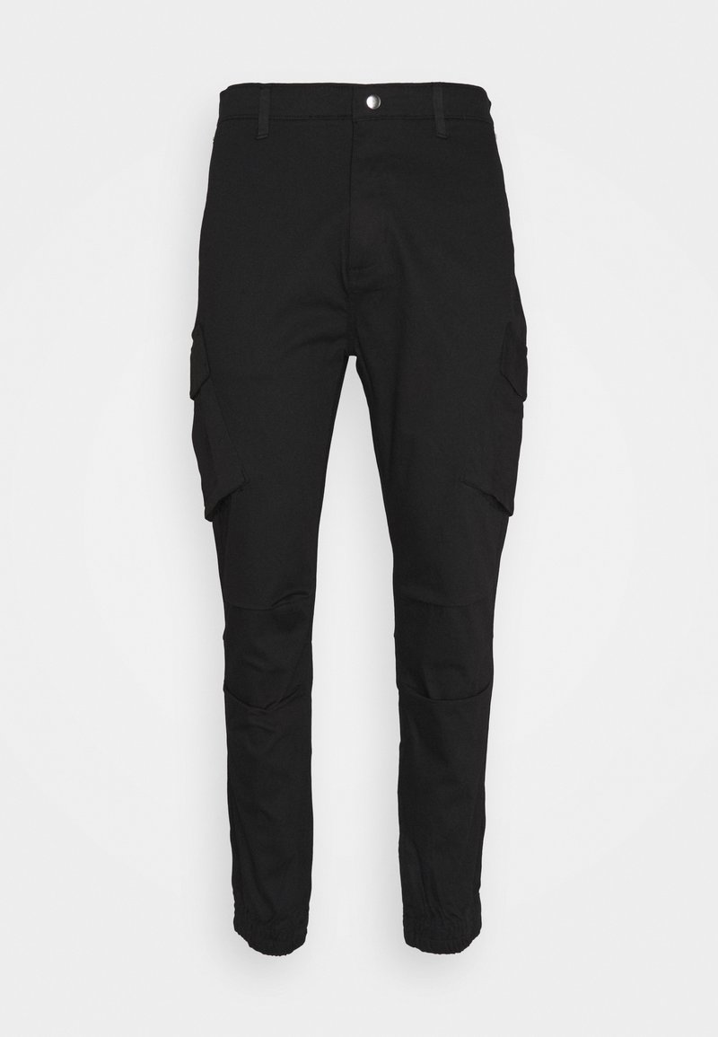 SIKSILK Cargobyxor - black