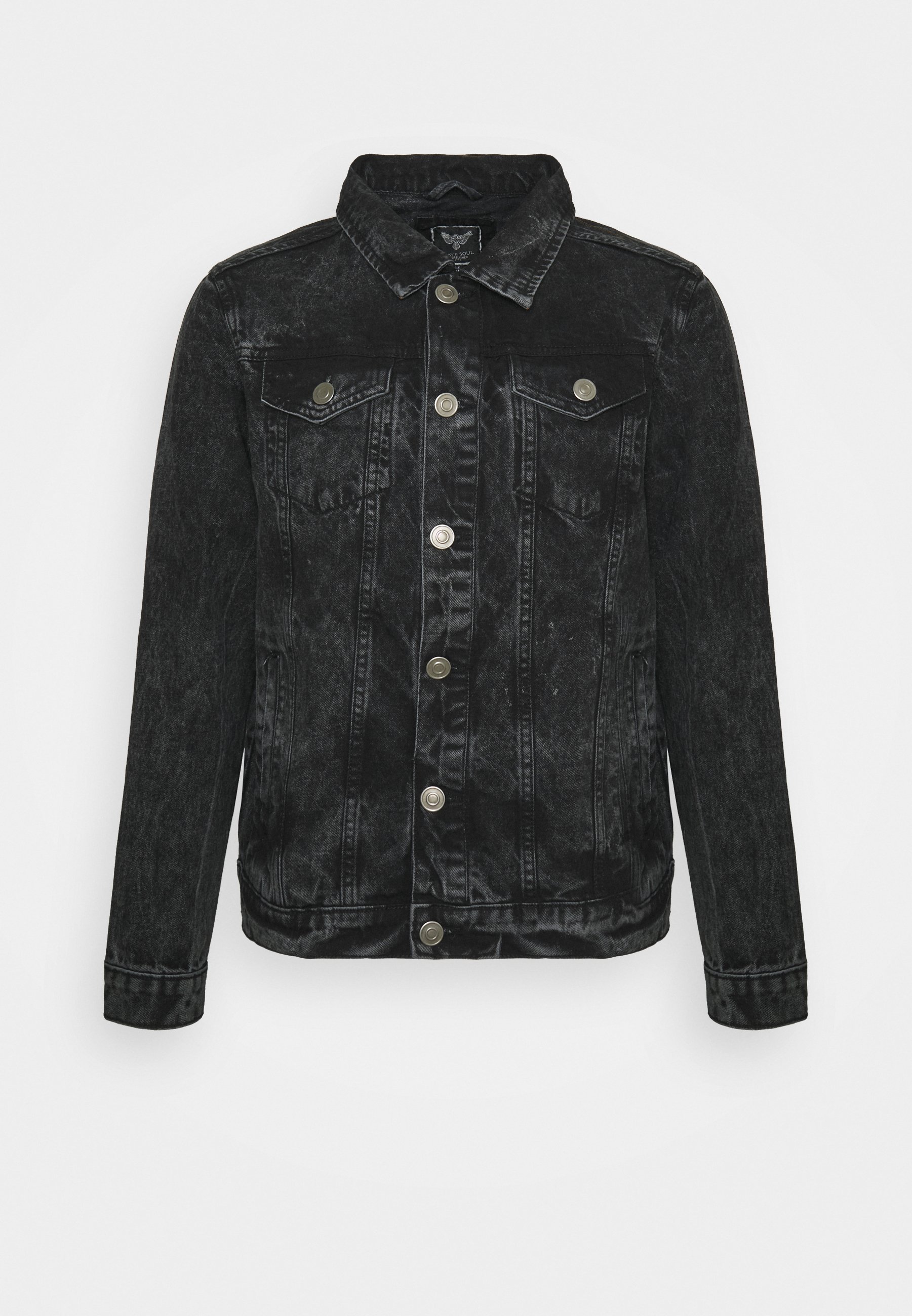 charcoal black denim jacket