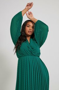 Yours Clothing PLEATED DOBBY  - Freizeitkleid - green