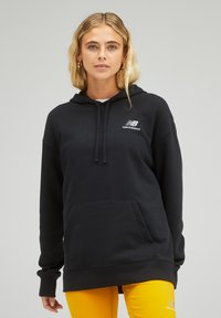 New Balance UNI-SSENTIALS FRENCH TERRY  - Felpa con cappuccio - schwarz