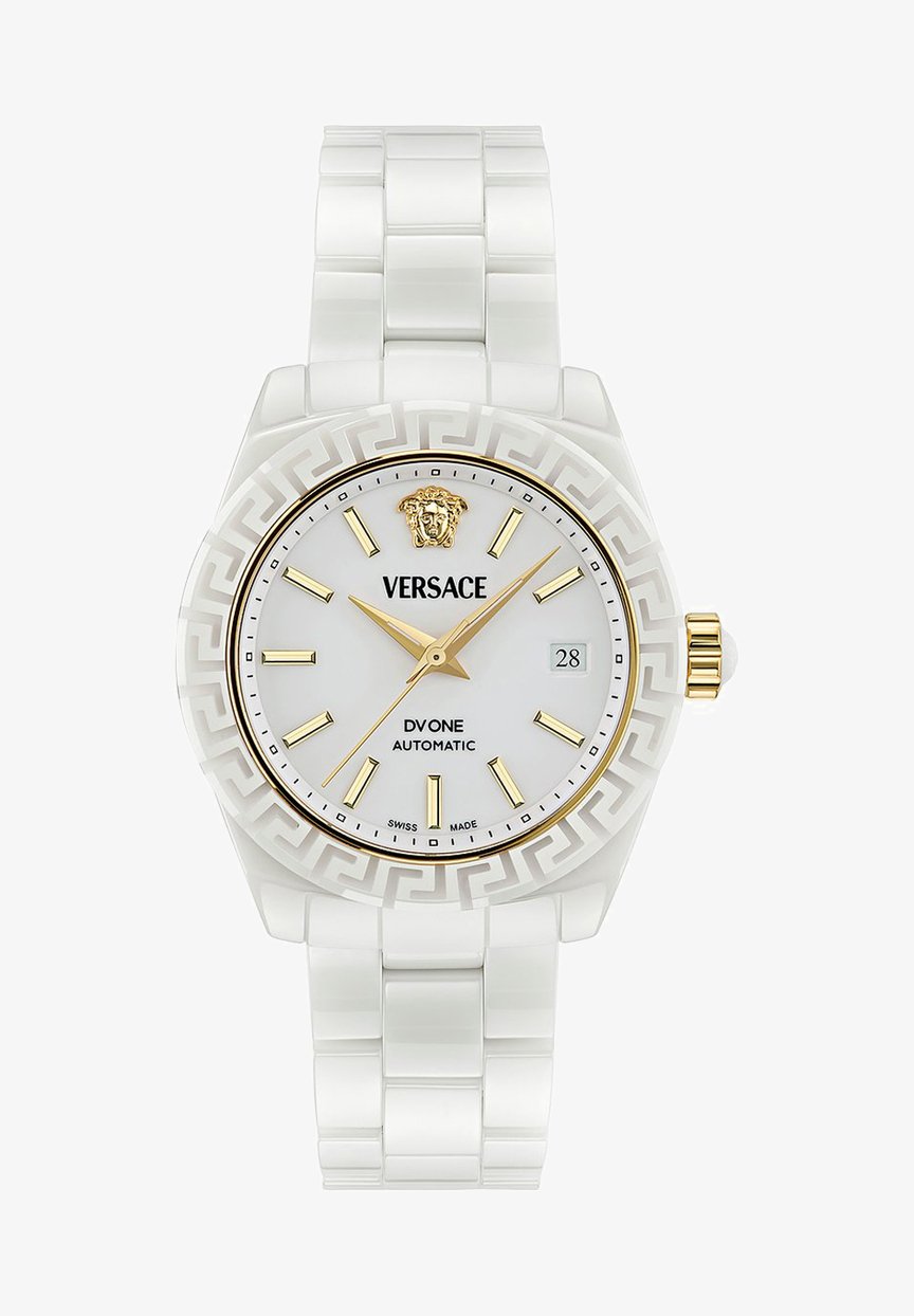 Versace DV H Montre white ceramic/écru