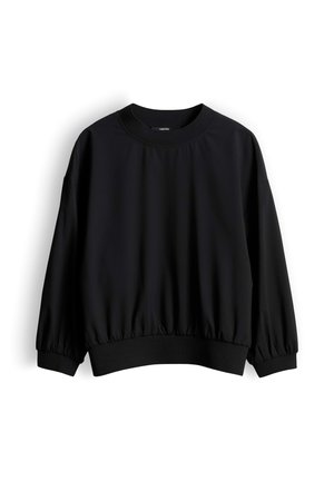 someday., RELAXED SOFT SHAPE - Sweater - black