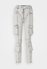 Elisabetta Franchi WOMENS TROUSERS - Uske traperice - perla