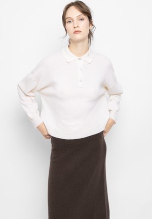 PULLOVER - Poloshirt - white