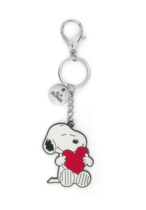 PEANUTS - Portachiavi - bianco rosso fuoco