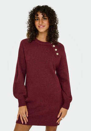 ONLEMMA MIDI - Robe pull - cabernet