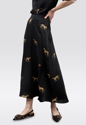 Falda acampanada - black