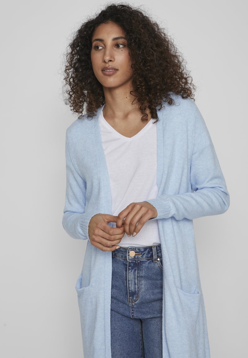 VILA dam cardigan VIRIL - Dubarry DARK MELANGE