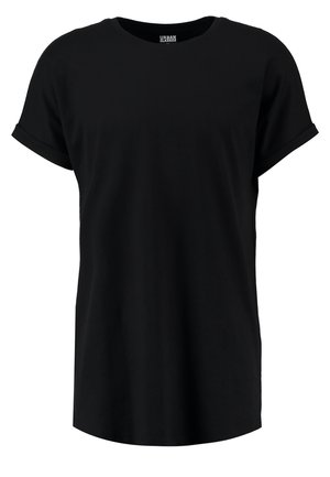 Urban Classics SHAPED TURNUP  - T-shirt basic - black