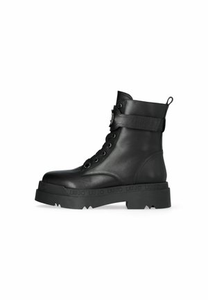 COMBAT  - Stivaletti con plateau - black