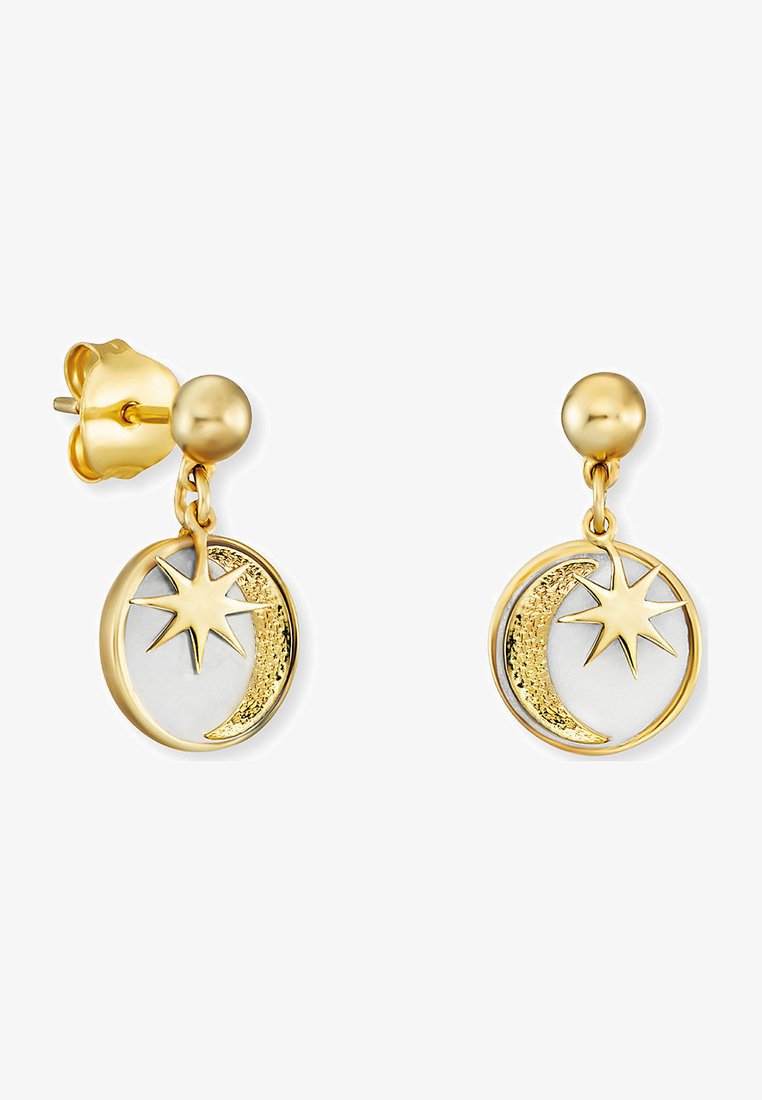 Engelsrufer Sonne Mond Stern Ohrringe Gelbgold Gold Zalando De