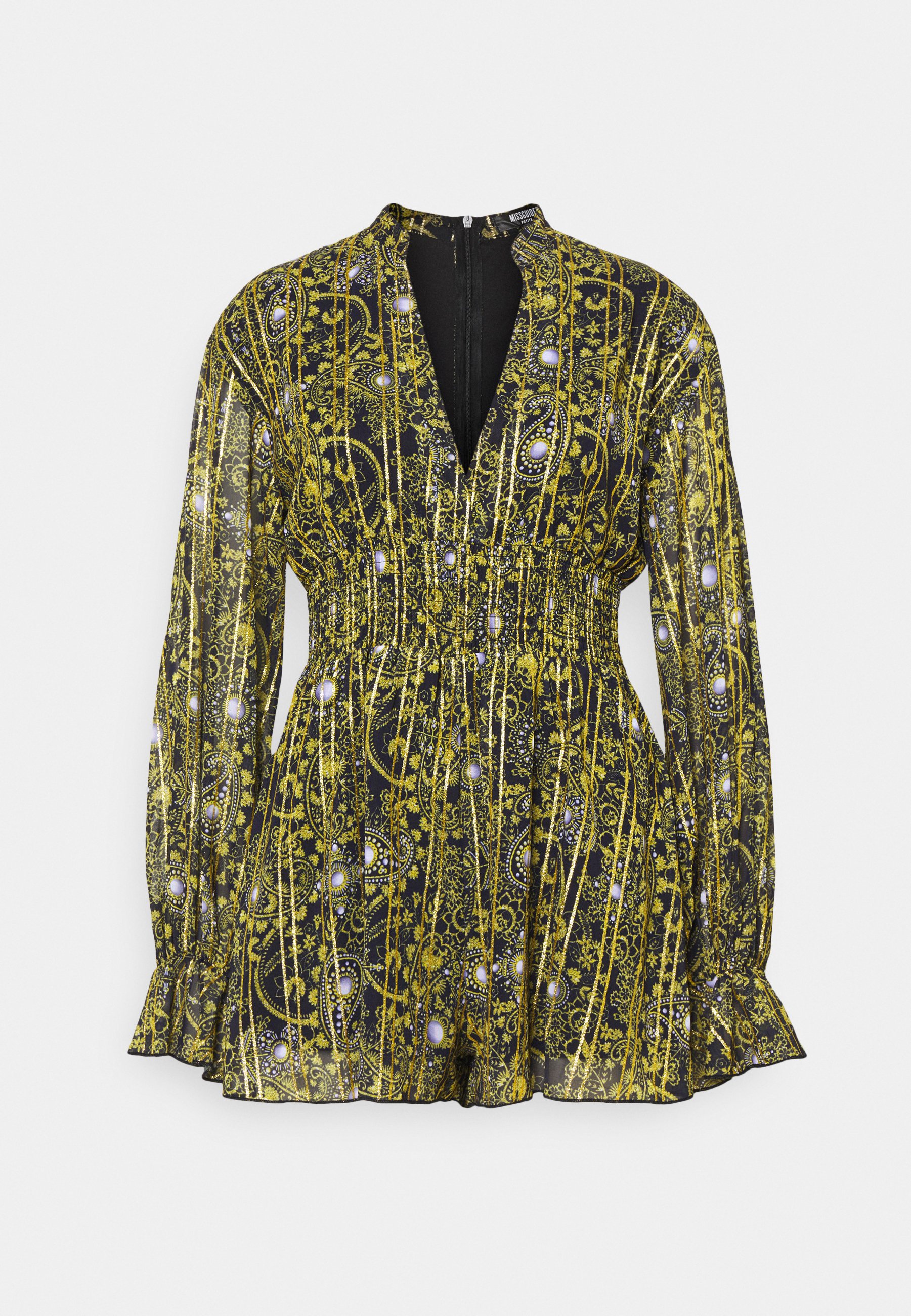 petite gold jumpsuit