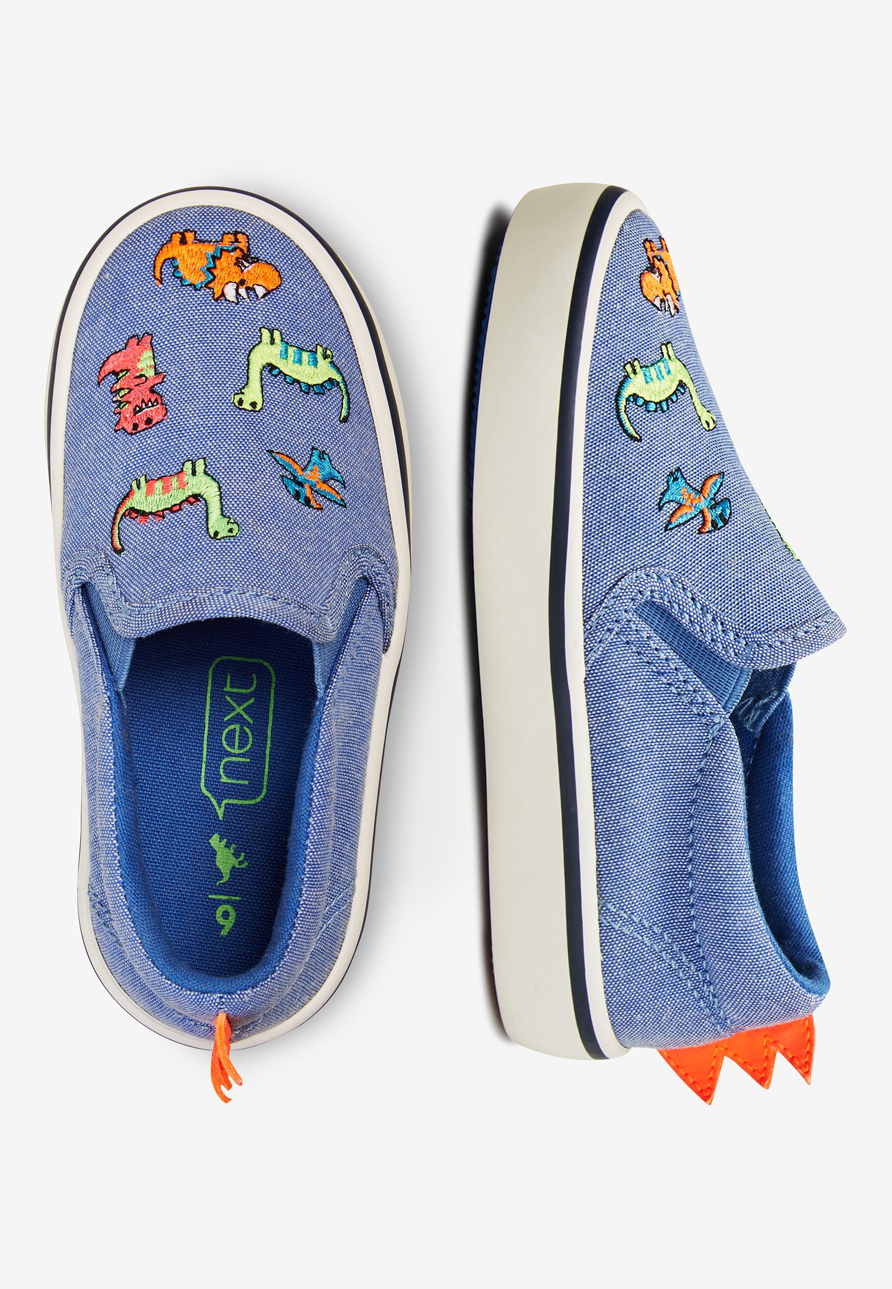 dinosaur slip on shoes