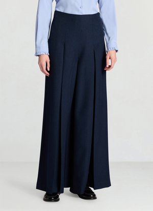 LUNGO UNITA - Pantalon classique - blu notte