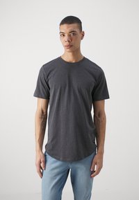 Jack & Jones JJENOA TEE CREW NECK 5 PACK - T-shirts - dark grey