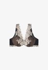 ELENA PRETTY FLOWER - Sujetador con aros - black ivory