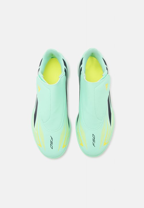 adidas F50 HYPERFAST CLUB VELCRO TURF KIDS UNISEX - Turf football boots - pulse mint/night navy/solar lemon — foto 4