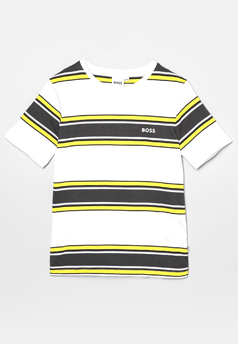 Boss T-shirt print wit Boss T-shirt print wit