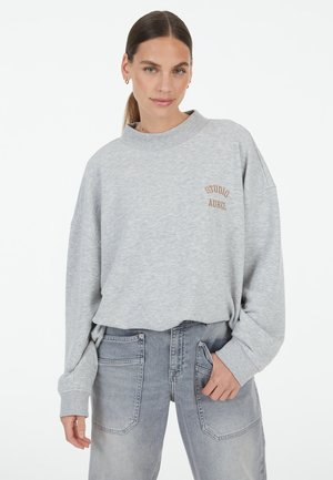 Sweatshirt - grey melange varied
