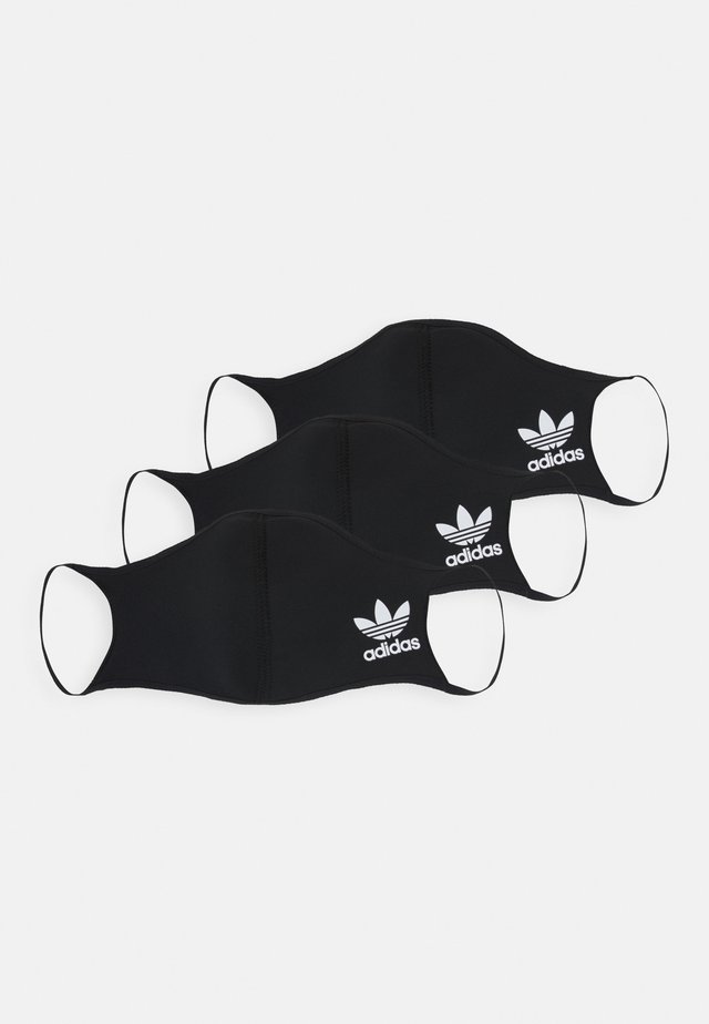 FACE COVER SMALL UNISEX 3 PACK - Stoffmaske - black/white