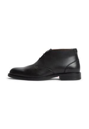 Tommy Hilfiger CORPORATE DRESSY LTH LACE BOOT - Veterschoenen - black