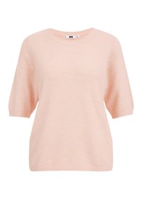 WE Fashion Stickad tröja - salmon