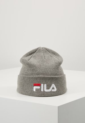 BEANIE LENIAR LOGO - Huer - light grey melange