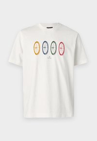 FIT BIKE TYRES - T-shirt imprimé - off white