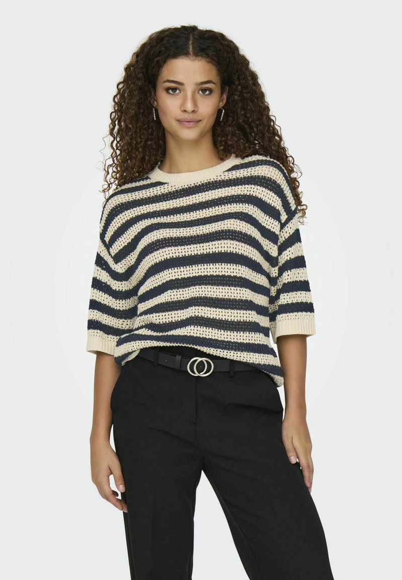 JDY JDYTIKKA - T-Shirt print - sandshell