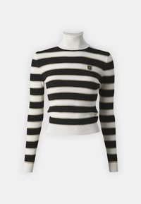 Non selezionato, burro/nero