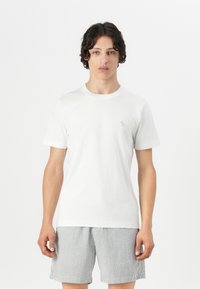 Abercrombie & Fitch - PUFFY MOOSE ICON  CREW - Basic T-shirt - white Thumbnail Image 1