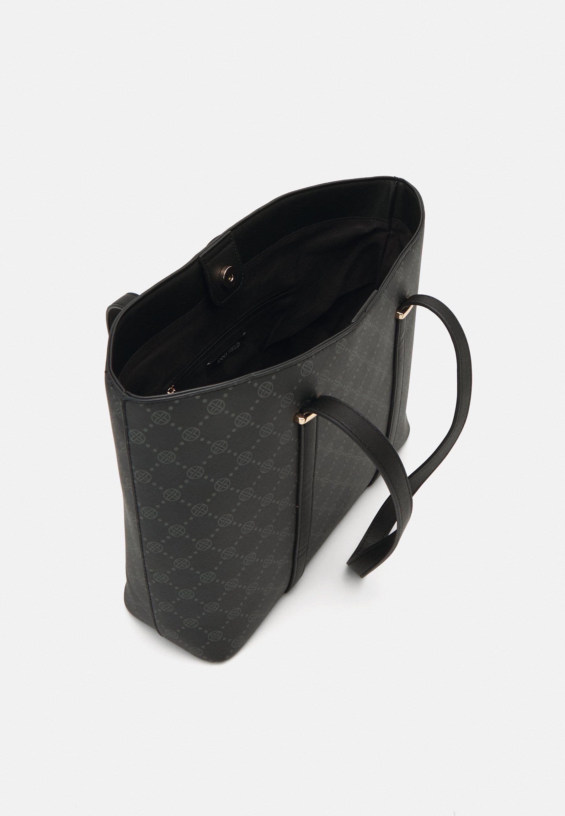 Anna Field Geantă de pânză - black/grey/negru - Zalando.ro