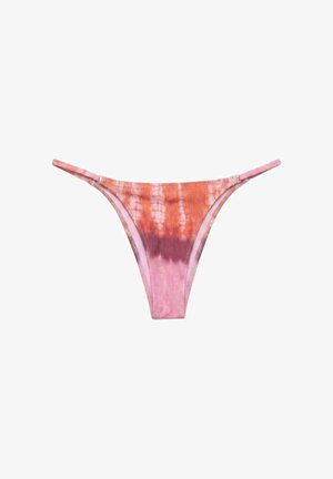 PULL&BEAR, TIE-DYE - BIKINI BOTTOMS - Bikinibroekje - pink