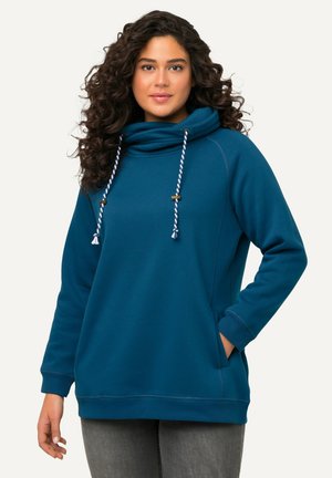 MIT STEHKRAGEN LANGE ÄRMEL - Sweatshirt - blauwgroen