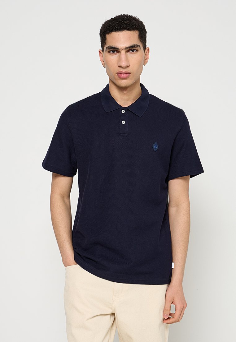 Les Deux Poloshirt donkerblauw