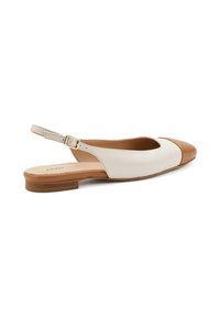 Frau Shoes SQUARE-TOED - Ballerine sling - maplebutter