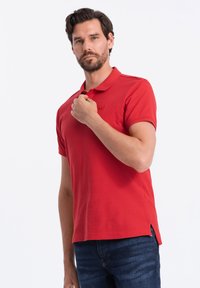 Ombre Poloshirts - red
