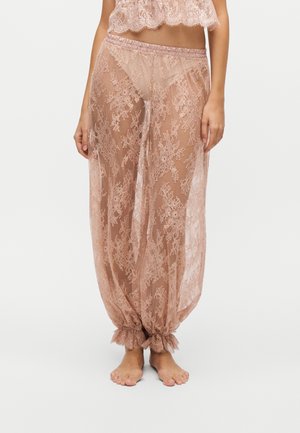 Hunkemöller, JOGGER ALLOVER LEGACY - Долнище на пижама - mottled light pink