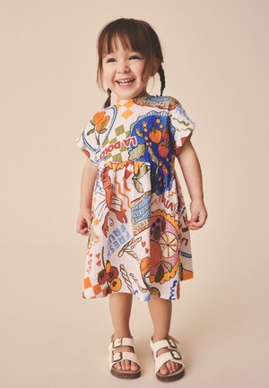 Next, Robe en jersey - bright amalfi