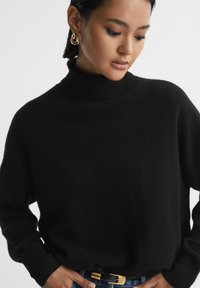 Reiss MABEL ROLL NECK - Maglione - black