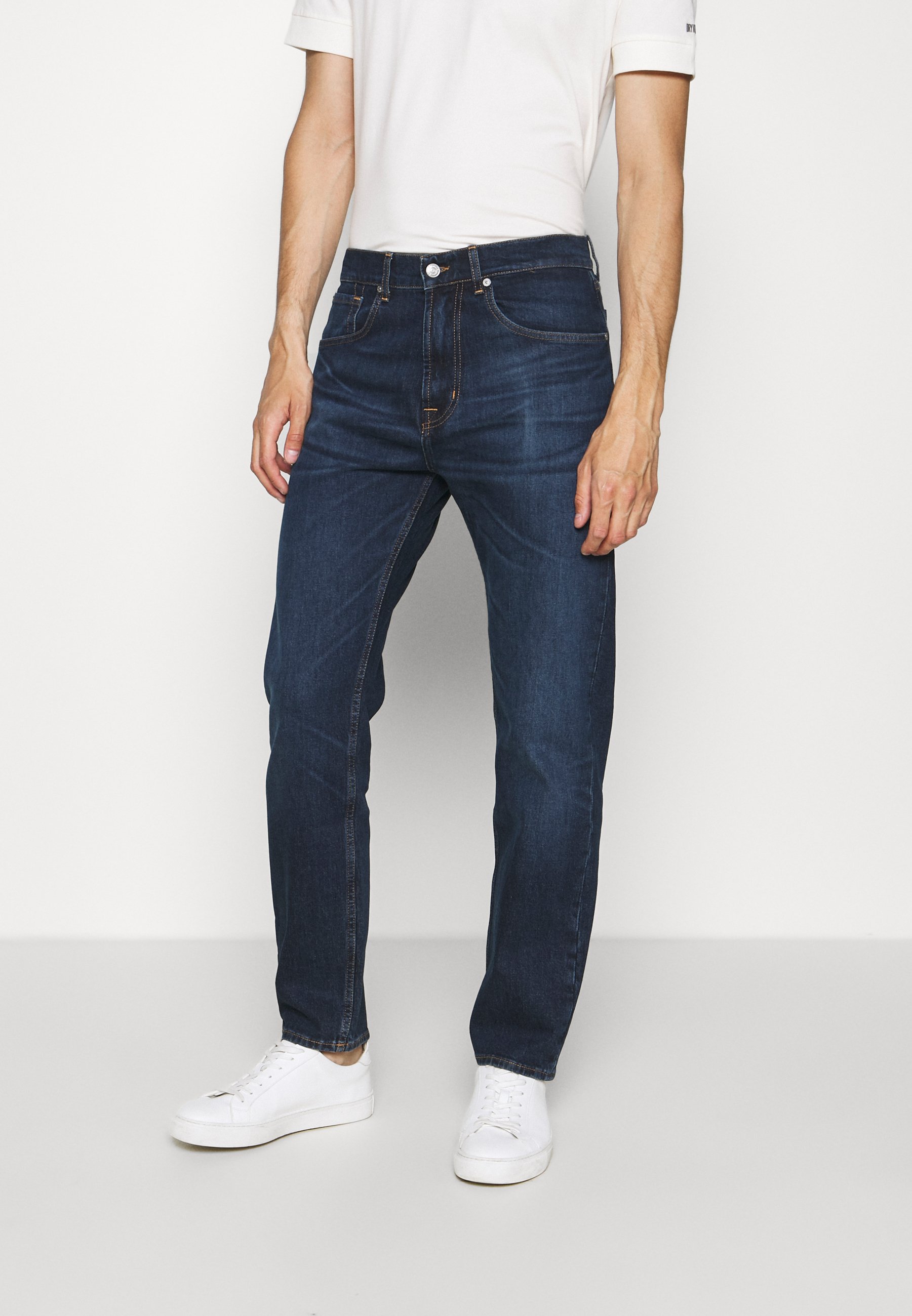 7 for all mankind COOPER - Tiesaus kirpimo džinsai - deepest blue/tamsiai  mėlyna - Zalando.lt