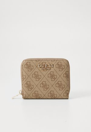 LAUREL SMALL ZIP AROUND - Portofel - latte logo