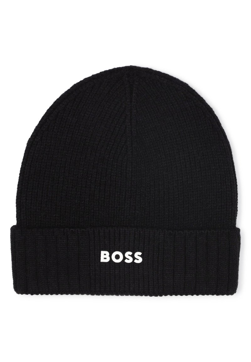 BOSS Kidswear JUNIOR PULL ON HAT - Megzta kepurė - black
