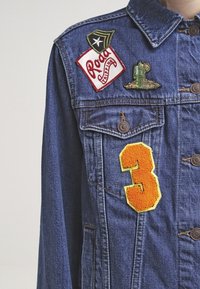 Topshop Jeansjacka - blue denim