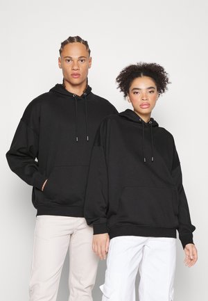 UNISEX - Felpa con cappuccio - black