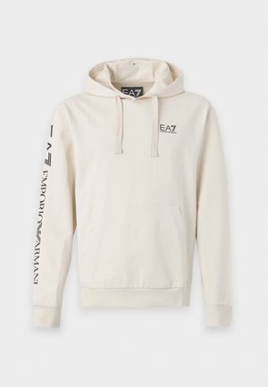 EA7 Emporio Armani, TRAIN LOGO SERIES - Суитшърт с качулка - almond milk