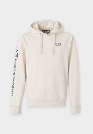 EA7 Emporio Armani, TRAIN LOGO SERIES - Суитшърт с качулка - almond milk